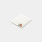 Süße Schulbücher Haftnotizen Post-it Klebezettel (angewinkelt)