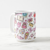 Süße schulische Tasse für Kaffee oder Tee (Vorderseite Links)