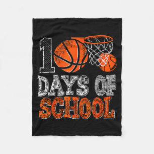 Süße Schultage Schule 100 100. Basketball Fleecedecke