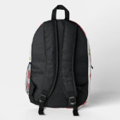 Süße Schultasche Bedruckter Rucksack (Rückseite)