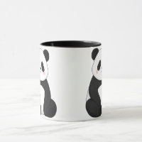 Süße Schwarz-Weiß-Panda