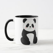 Süße Schwarz-Weiß-Panda Tasse (Links)