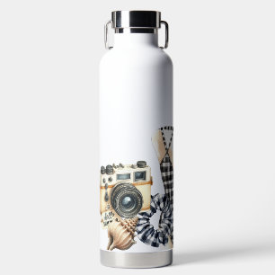 SÜSSE SCHWARZ & WEIß SOMMERLICHE ARTIKEL TRINKFLASCHE