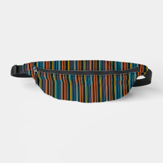 Süße schwarze blaue Streifen Bauchtasche