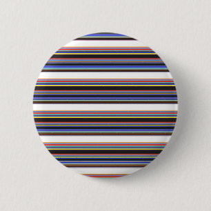 Süße schwarze blaue Streifen Button