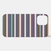 Süße schwarze blaue Streifen Case-Mate iPhone Hülle (Rückseite (Horizontal))