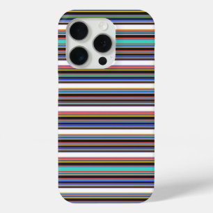 Süße schwarze blaue Streifen Case-Mate iPhone Hülle