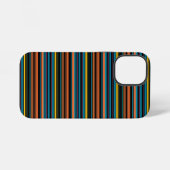 Süße schwarze blaue Streifen iPhone Hülle (Rückseite (Horizontal))