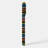 Süße schwarze blaue Streifen iPhone Hülle (Rechte Seite)