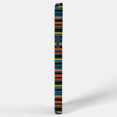 Süße schwarze blaue Streifen iPhone Hülle (Rechte Seite)