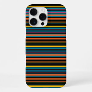Süße schwarze blaue Streifen iPhone 16 Pro Max Hülle