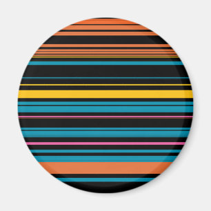 Süße schwarze blaue Streifen Magnet