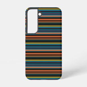 Süße schwarze blaue Streifen Samsung Galaxy Hülle