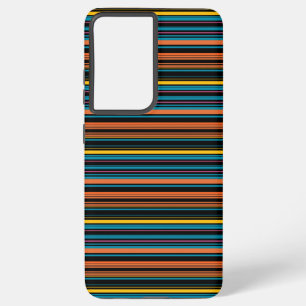 Süße schwarze blaue Streifen Samsung Galaxy Hülle