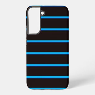 Süße schwarze Blaushimmel Streifen Samsung Galaxy Hülle