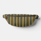 Süße schwarze bunte Streifen Bauchtasche (Ablage )