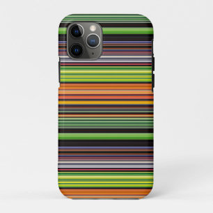 Süße schwarze bunte Streifen Case-Mate iPhone Hülle