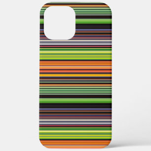 Süße schwarze bunte Streifen Case-Mate iPhone Hülle