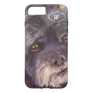 SÜSSE SCHWARZE COCK-A-POO-MISCHUNG Case-Mate iPhone HÜLLE