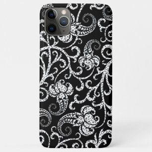 Süße schwarze Dalmatiner Blumen Hintergrund Design Case-Mate iPhone Hülle