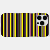 Süße schwarze gelbe Streifen Case-Mate iPhone Hülle (Rückseite (Horizontal))