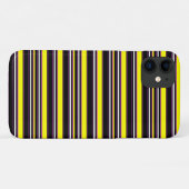 Süße schwarze gelbe Streifen Case-Mate iPhone Hülle (Rückseite (Horizontal))