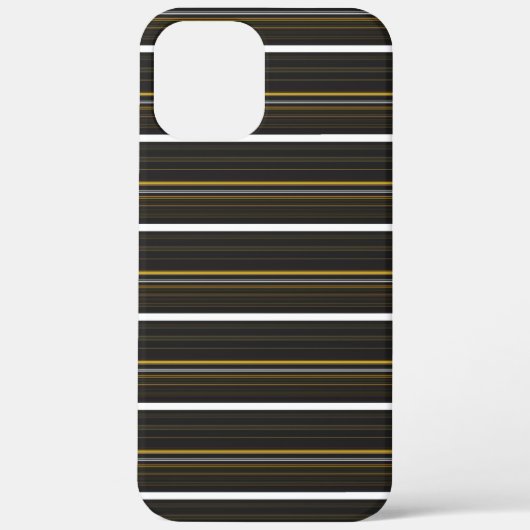Süße schwarze gelbe Streifen Case-Mate iPhone Hülle (Rückseite)
