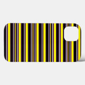Süße schwarze gelbe Streifen Case-Mate iPhone Hülle (Rückseite (Horizontal))