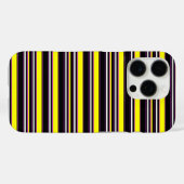 Süße schwarze gelbe Streifen Case-Mate iPhone Hülle (Rückseite (Horizontal))
