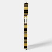 Süße schwarze goldene Streifen Case-Mate iPhone Hülle (Rückseite / Rechts)