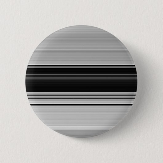 Süße schwarze graue Streifen Button (Vorderseite)