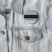 Süße schwarze graue Streifen Button (Beispiel)