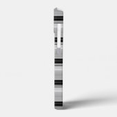 Süße schwarze graue Streifen Case-Mate iPhone Hülle (Rückseite / Links)
