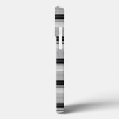 Süße schwarze graue Streifen Case-Mate iPhone Hülle (Rückseite / Links)