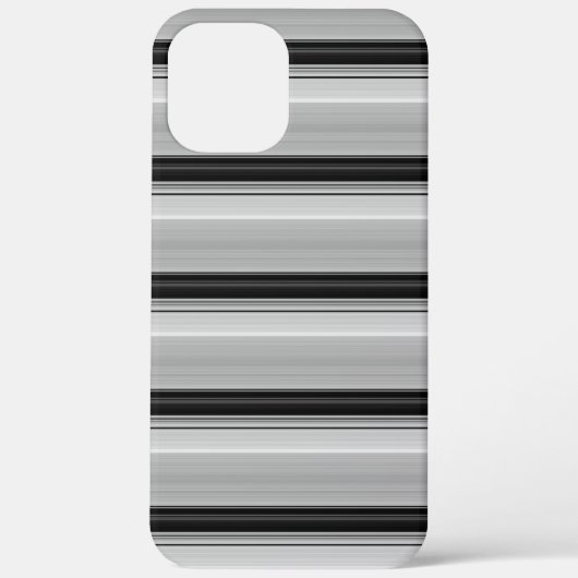 Süße schwarze graue Streifen Case-Mate iPhone Hülle (Rückseite)