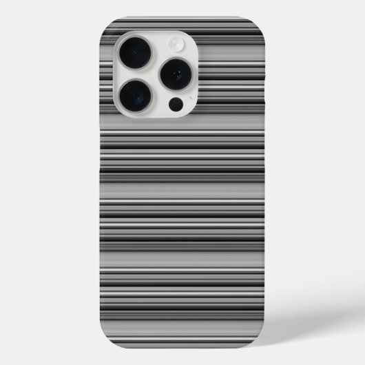Süße schwarze graue Streifen  Case-Mate iPhone Hülle (Rückseite)