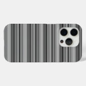 Süße schwarze graue Streifen  Case-Mate iPhone Hülle (Rückseite (Horizontal))
