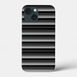 Süße schwarze graue Streifen Case-Mate iPhone Hülle