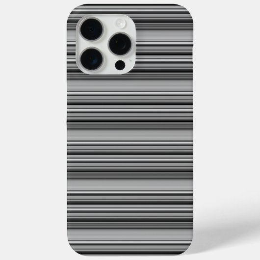 Süße schwarze graue Streifen  Case-Mate iPhone Hülle (Rückseite)