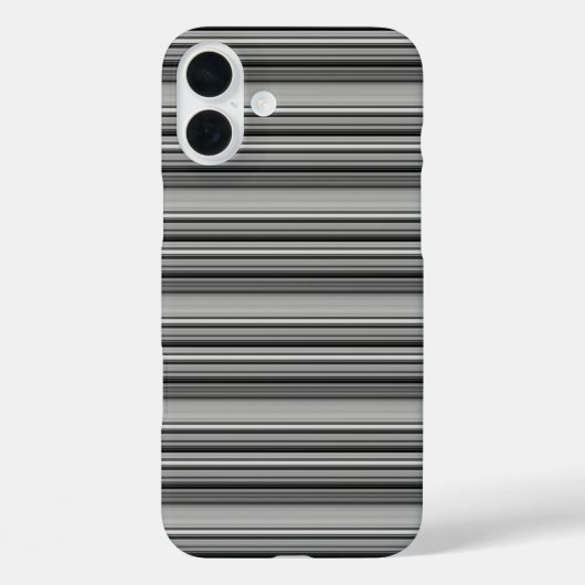Süße schwarze graue Streifen  Case-Mate iPhone Hülle (Rückseite)