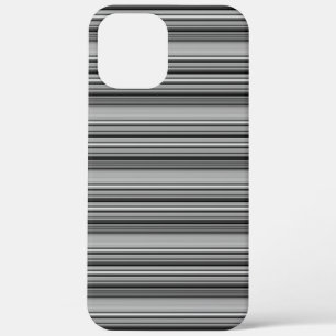 Süße schwarze graue Streifen  Case-Mate iPhone Hülle