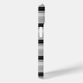 Süße schwarze graue Streifen Case-Mate iPhone Hülle (Rückseite / Rechts)