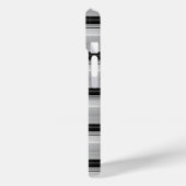 Süße schwarze graue Streifen Case-Mate iPhone Hülle (Rückseite / Links)