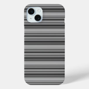 Süße schwarze graue Streifen Case-Mate iPhone Hülle
