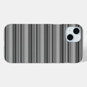 Süße schwarze graue Streifen  Case-Mate iPhone Hülle (Rückseite (Horizontal))