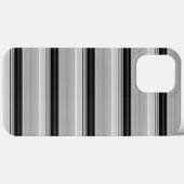 Süße schwarze graue Streifen Case-Mate iPhone Hülle (Rückseite (Horizontal))