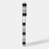 Süße schwarze graue Streifen Case-Mate iPhone Hülle (Rückseite / Rechts)