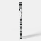 Süße schwarze graue Streifen  Case-Mate iPhone Hülle (Rückseite / Links)
