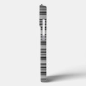 Süße schwarze graue Streifen  Case-Mate iPhone Hülle (Rückseite / Links)