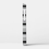 Süße schwarze graue Streifen Case-Mate iPhone Hülle (Rückseite / Links)